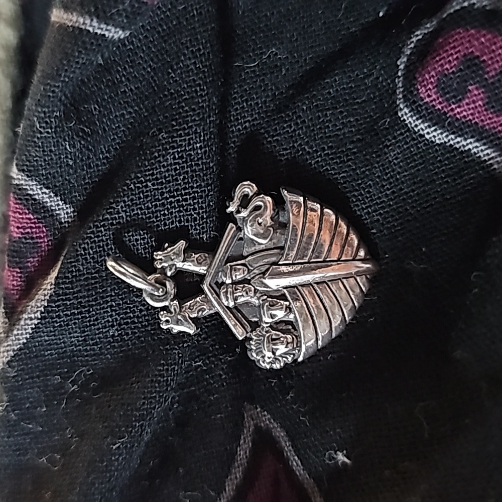Rare Retired James Avery Solid Sterling Silver Noah's Ark Charm Pendant